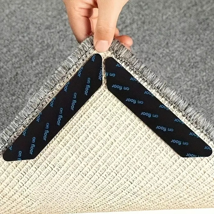 18 inserts de tapis, autocollants antidérapants pour fixation de tapis