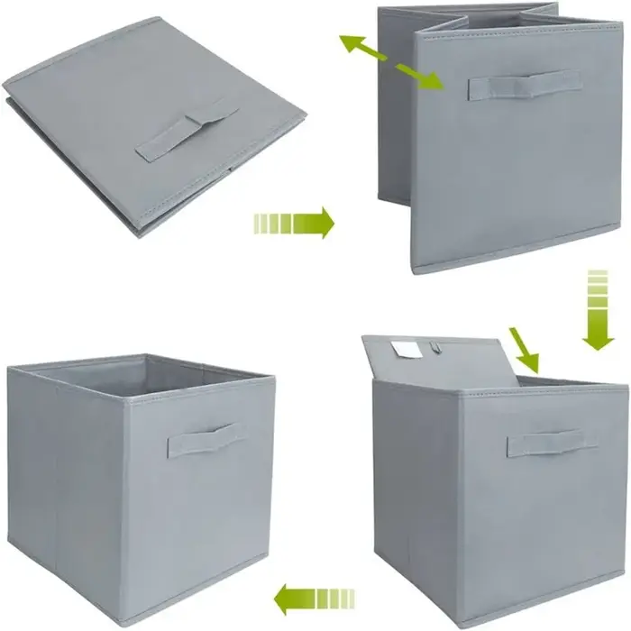 Boîtes de rangement en tissu non tissé