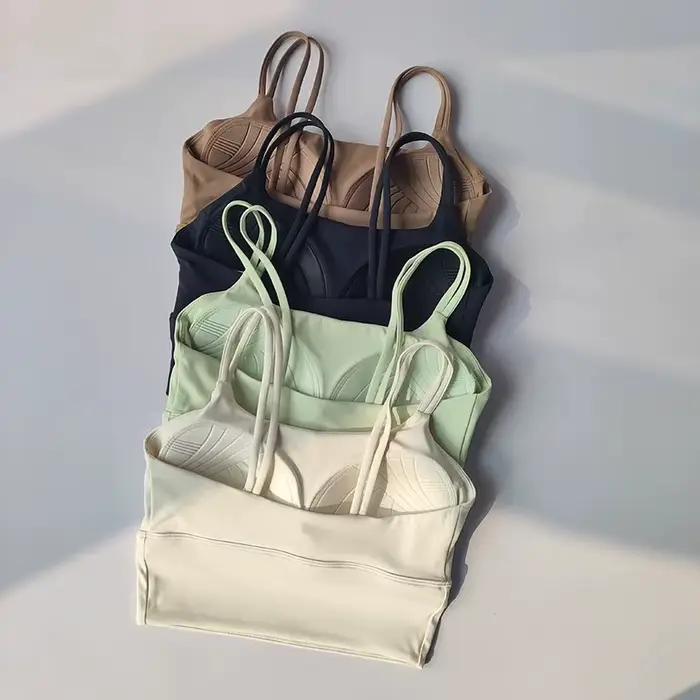 Camisole de Yoga professionnelle, tapis de poitrine fixe, sous-vêtements de sport pour femmes, antic