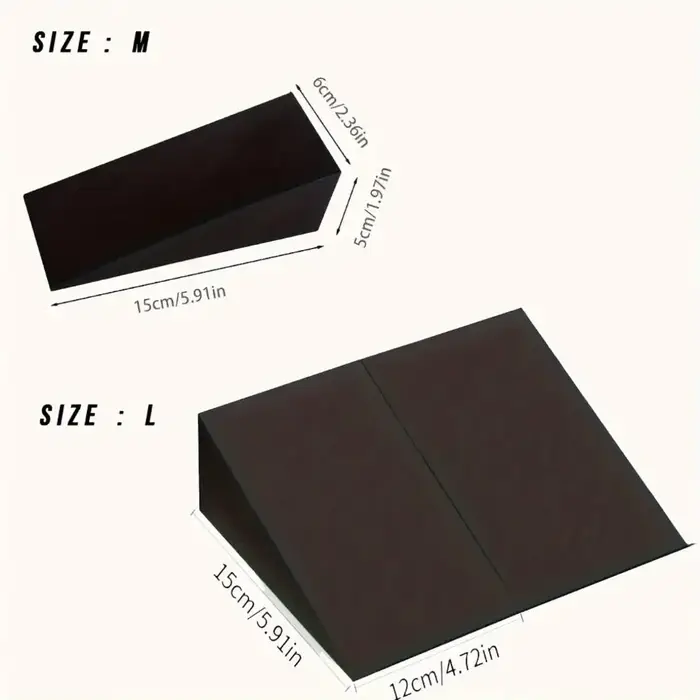 1 paire de blocs de Yoga triangulaires de récupération de jambes réglables, conception inclinée, entraînement de stabilité, étirement des mollets