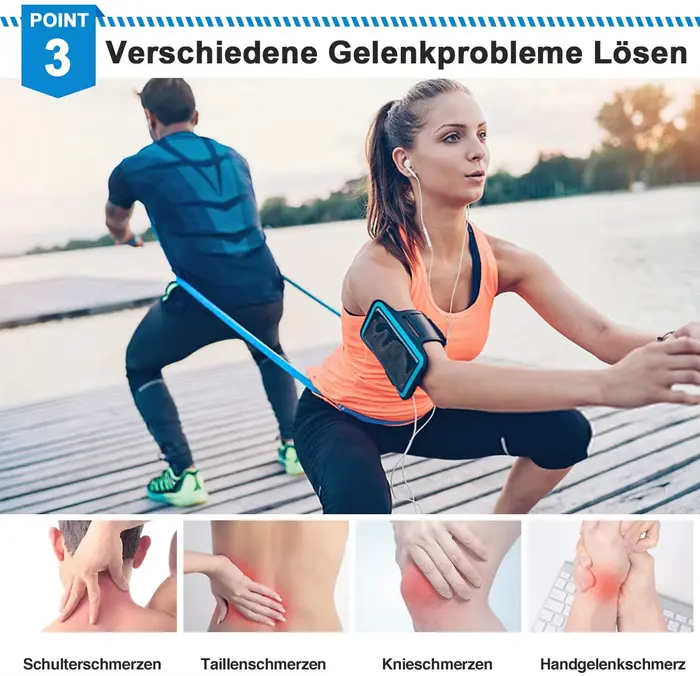 Bandes de Fitness élastiques 3 pièces bandes de résistance bandes de Fitness élastiques Yoga Pilates