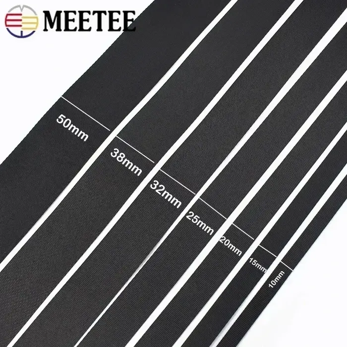 Sangle en Nylon noir 5M 10-100mm