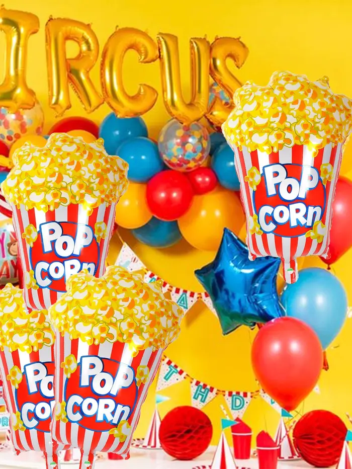 Ballons pop-corn 3/6 pièces