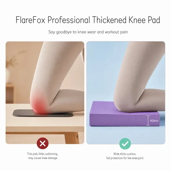 Tapis de yoga épais FlareFox