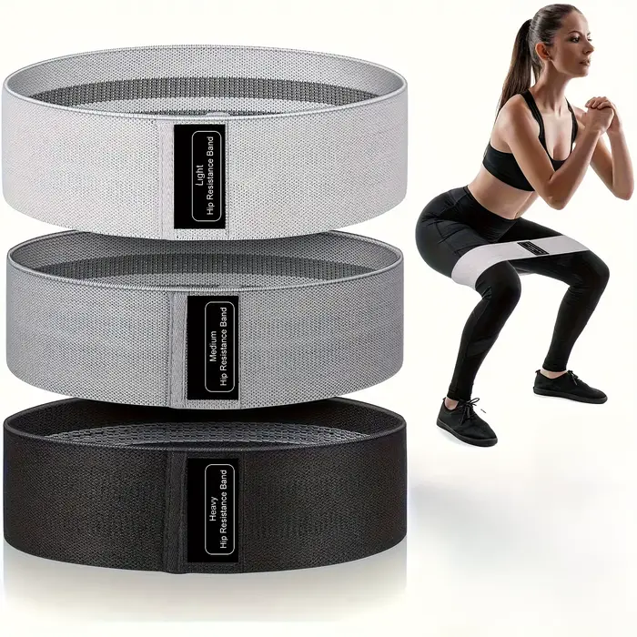 Bandes de résistance élastiques pour entraînement de force, Yoga, Pilates, 3 pièces, pour jambes et