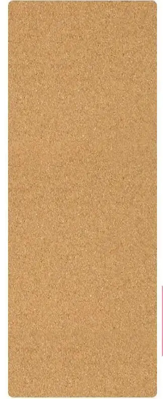 Tapis de yoga en liège et caoutchouc naturel, antidérapant, absorbant la transpiration, pour fitness