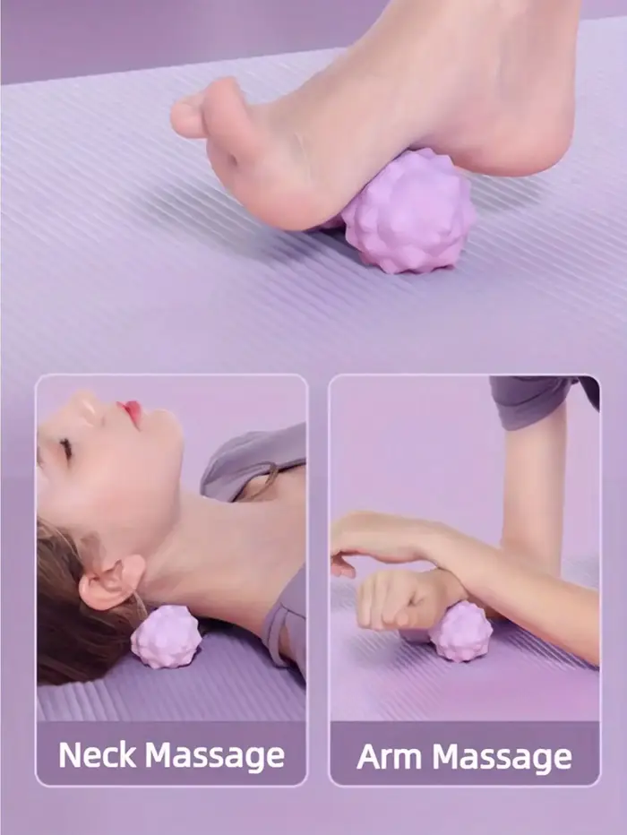 Balle de Massage Fascia de Yoga à points surélevés