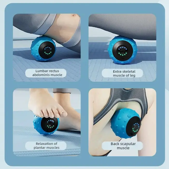 Balle de massage vibrante pour la récupération musculaire