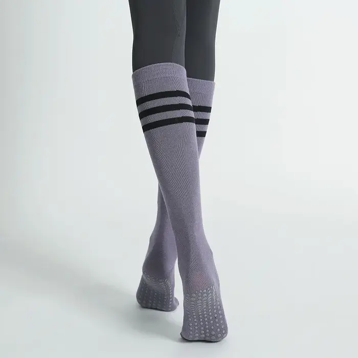 Chaussettes de yoga anti-aldes pour femmes, chaussettes en coton, chaussettes de sport respirantes d