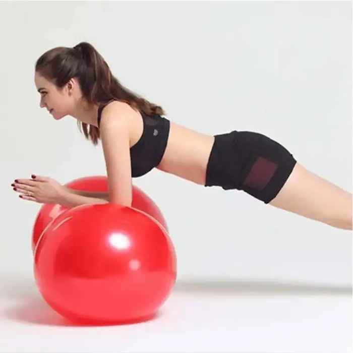 Ballon de yoga anti-explosion épaissi en PVC avec pompe