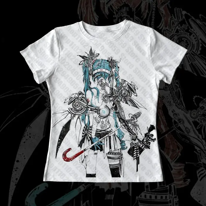 Vêtements féminins, style japonais Y2k, t-shirt court pour femme, t-shirt gothique pour femme, t-shi