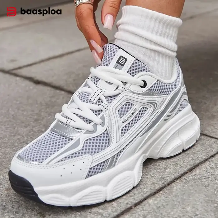 Baasploa femmes chaussures de sport en plein air léger respirant Jogging baskets femme décontracté m