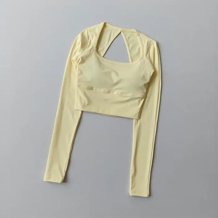 Vêtements de Yoga avec coussinets de poitrine pour femmes