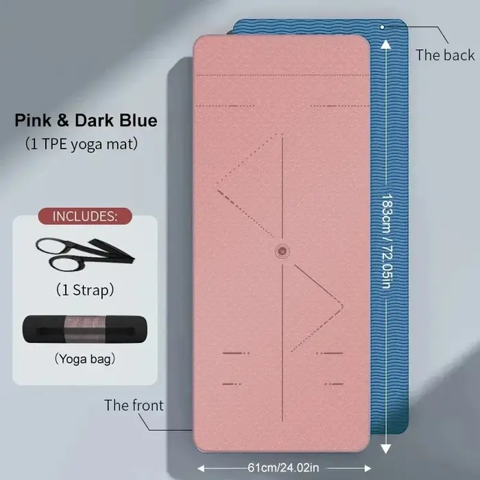 WESTTUNE Tapis de yoga antidérapant