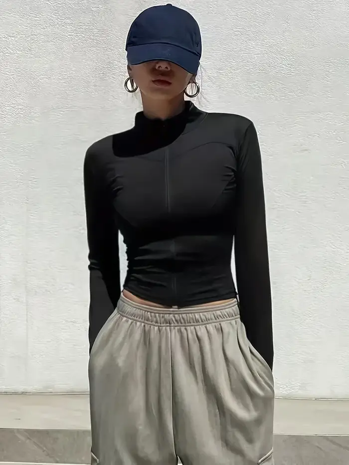 Veste de sport Pilates d'automne 2025 à séchage rapide pour femme – Idéal pour les entraînements de gymnastique et la course en plein air