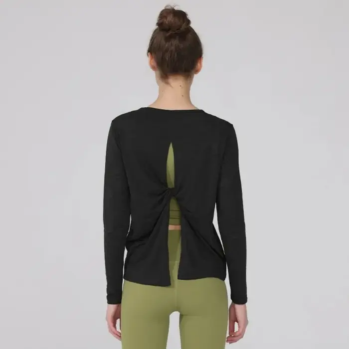 Vêtements de yoga à manches longues