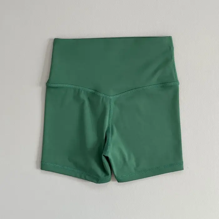 Short de yoga taille haute pour femme 3 pouces - Compression extensible à séchage rapide Lifting des fesses Sensation