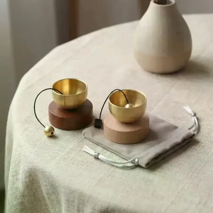 Ensemble de bols chantants miniatures pour le yoga et la méditation