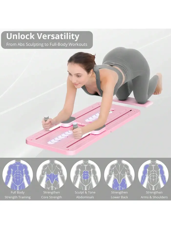 Planche de Pilates pliable – Entraîneur abdominal multifonctionnel