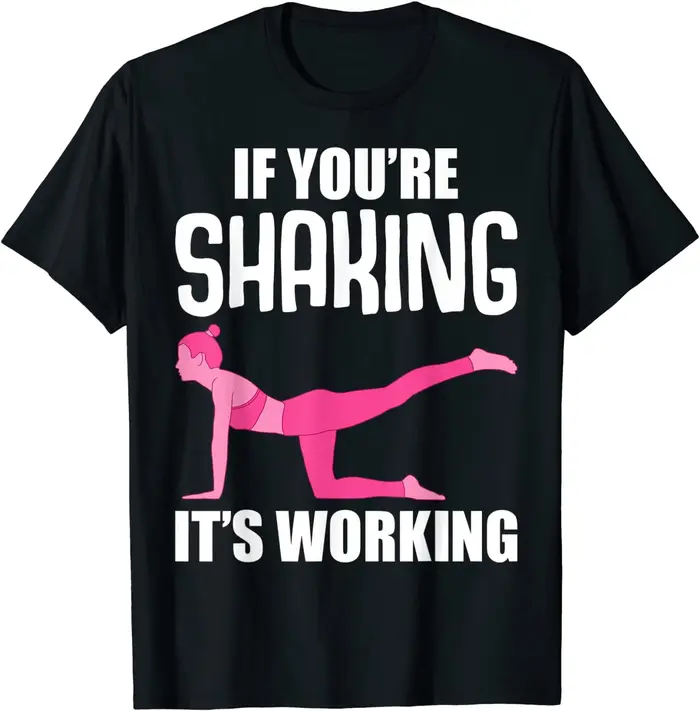 T-shirt d'entraînement drôle de Pilates pour femmes et hommes, Fitness, Instructeur, Gym
