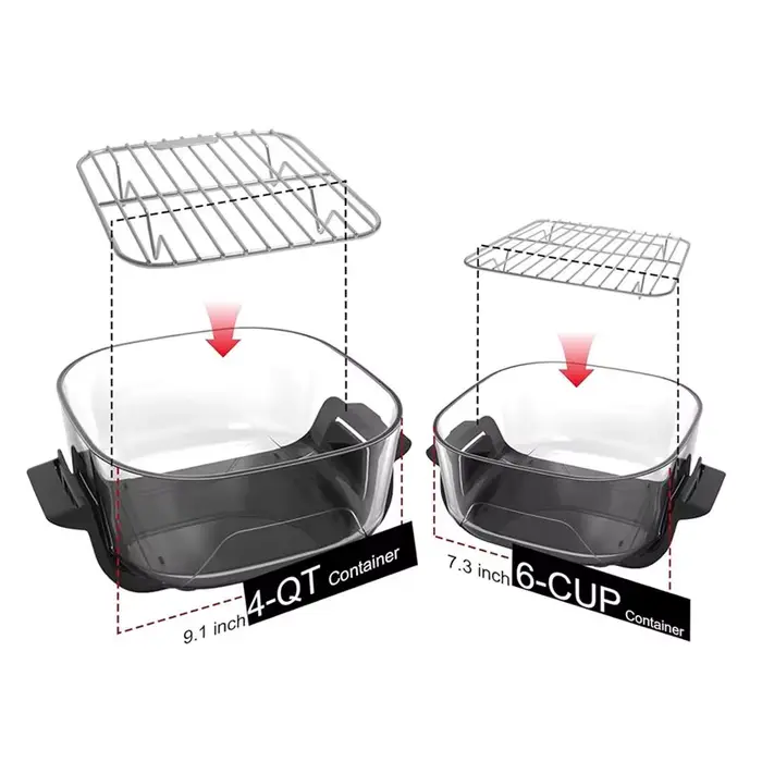 Support de cuisson M02K-2PCS pour friteuse à air Ninja Crispi FN101