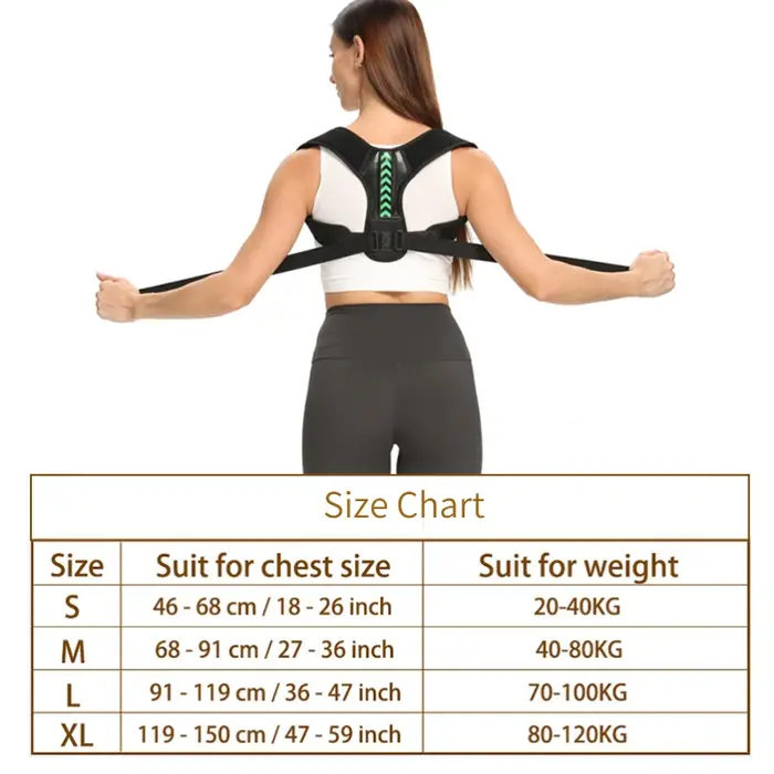 Ceinture de soutien de la clavicule et de la colonne vertébrale, soutien réglable de la posture init