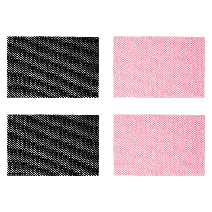 Lot de 4 tapis de Pilates Reformer respirants et antidérapants avec poignées