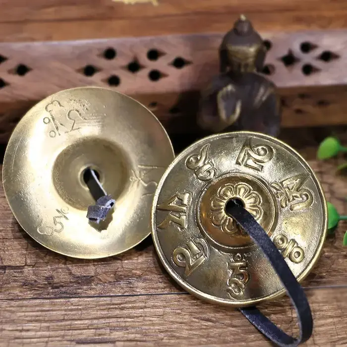 Cymbales tibétaines Tingsha
