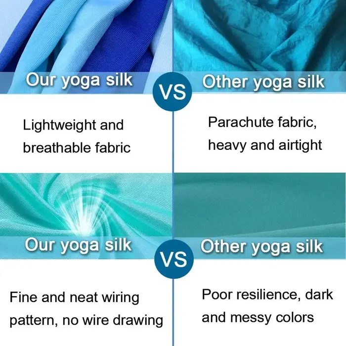 Hamac de Yoga aérien de 5.5 Yards, balançoire de Fitness pour l'inversion de Yoga antigravité, flexi