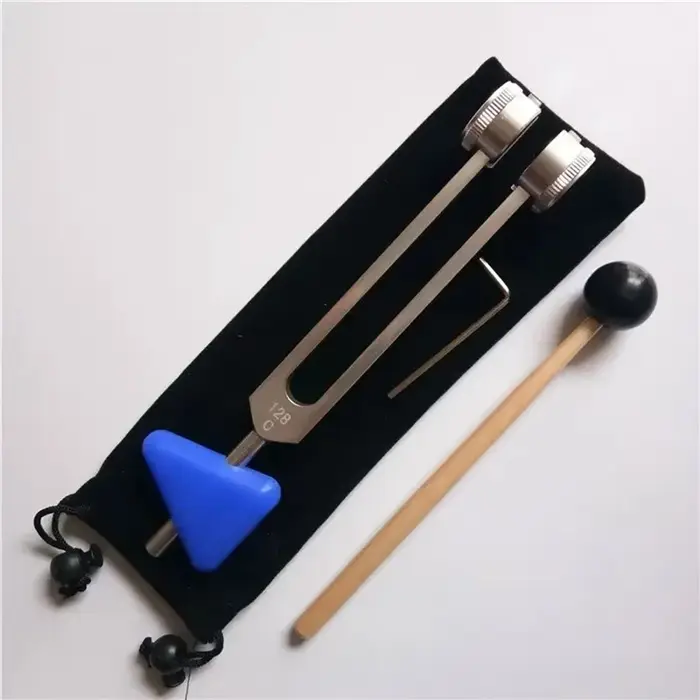 Ensemble de diapasons de Chakra d'instruments de Percussion musicale idéal pour la guérison sonore et la méditation