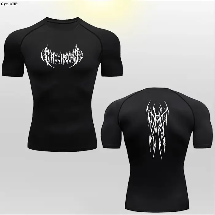 T-shirt de compression à manches longues pour homme