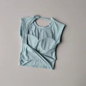 Costume de Yoga haut de sport pour femmes avec coussin de poitrine