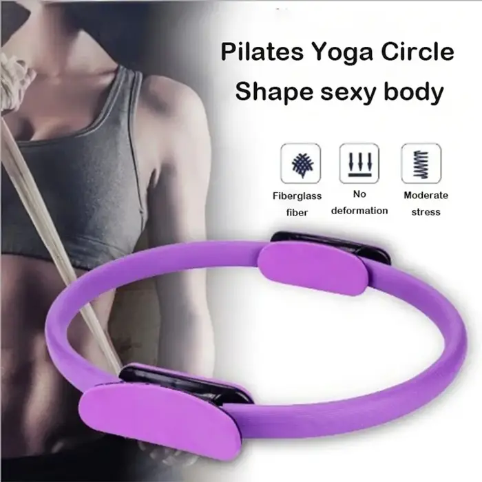Anneau de Yoga et Pilates Multifonctionnel pour Exercices de Résistance et Fitness