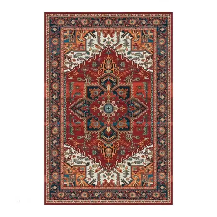 Tapis persan ethnique marocain nordique, antidérapant, pour salon, chambre à coucher, canapé, balcon