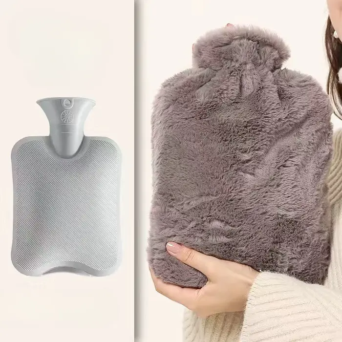 Sac à eau chaude en peluche réutilisable pour filles, compresse chaude, crampes menstruelles, 3,1000
