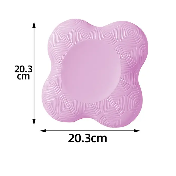 Genouillère de Pilates, 2 pièces, protection du poignet et des mains, tapis de Yoga antidérapant, couleur unie, mousse TPE souple, Support plat, accessoires de Fitness