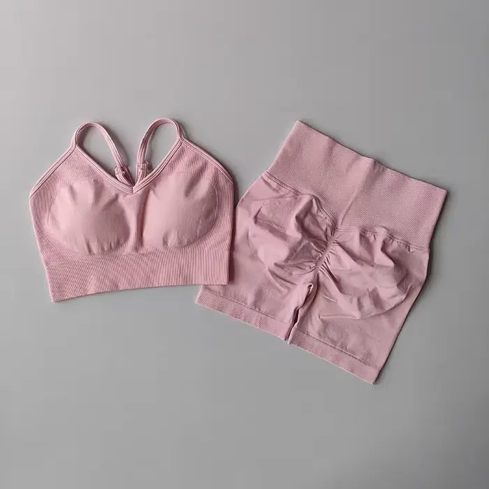 Ensembles de Yoga taille haute pour femmes, vêtements d'entraînement, de gymnastique, 2 pièces, comb