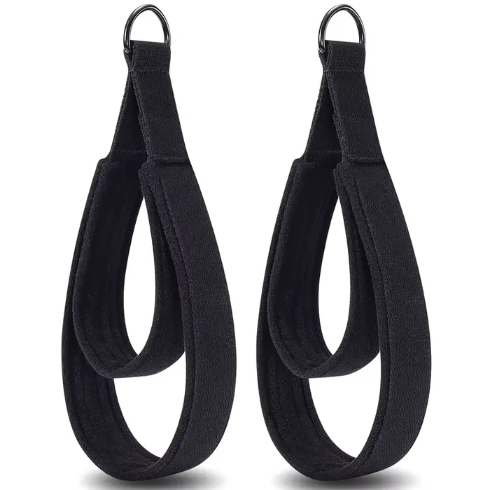 1 paire de sangles à Double boucle Pilates pour Reformer Fitness, sangle à anneau en D, accessoires