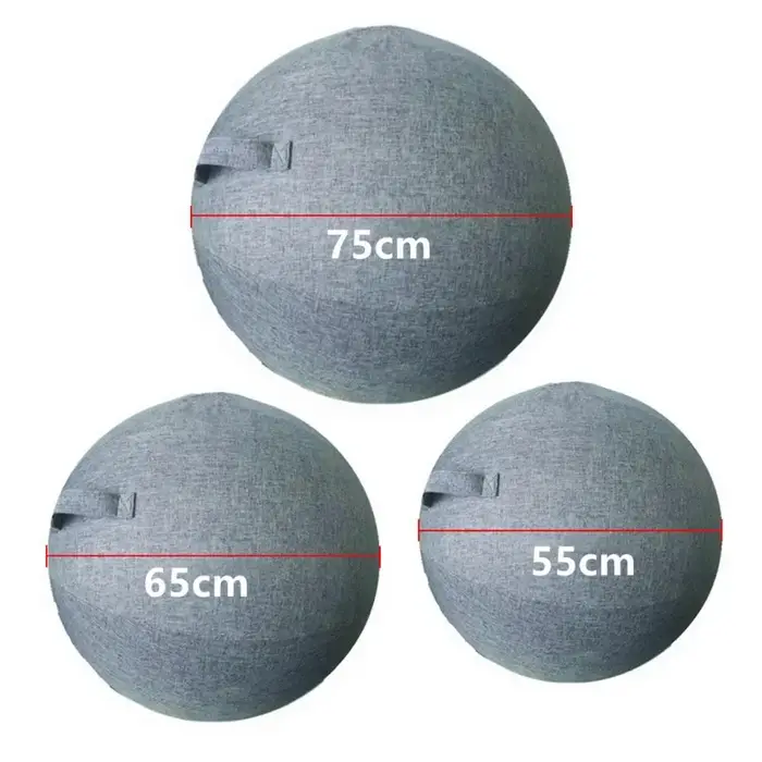Couverture de balle de Yoga en lin 55-75cm