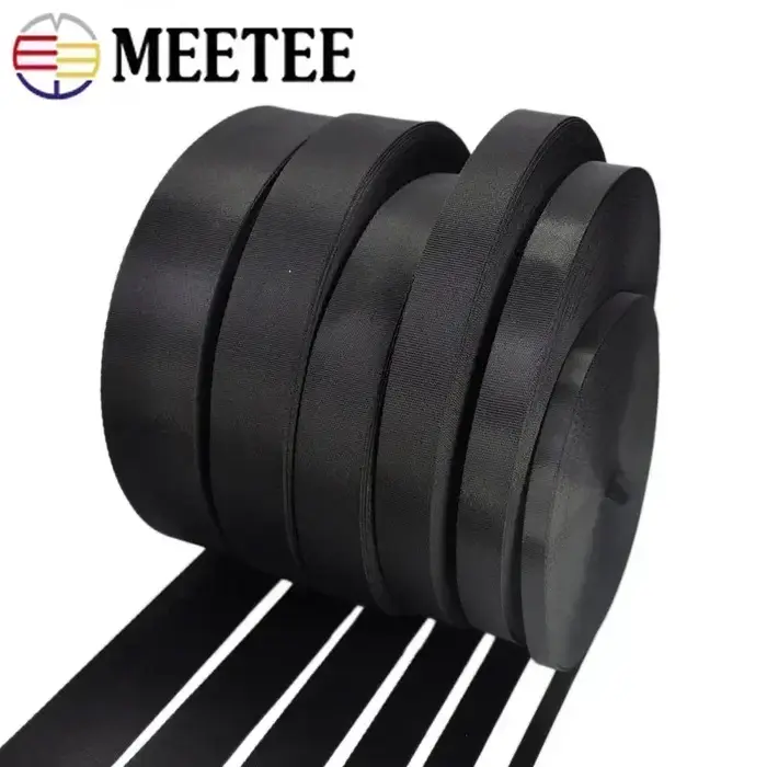Sangle en Nylon noir 5M 10-100mm