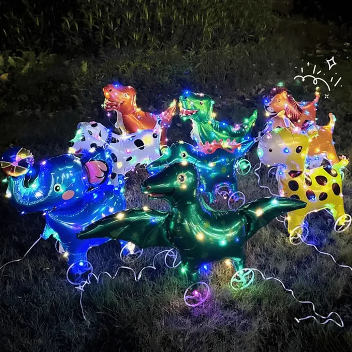 Ballon marcheur 3D en forme de carré avec roues