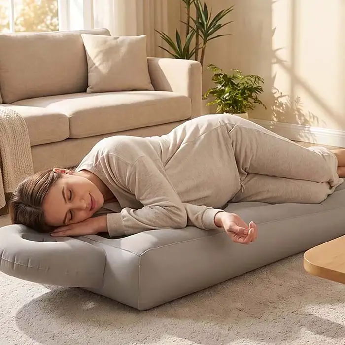 Coussin de grossesse gonflable, tapis de yoga pour femmes enceintes, matelas gonflable, coussin de maternité, coussin de lit pour dormir