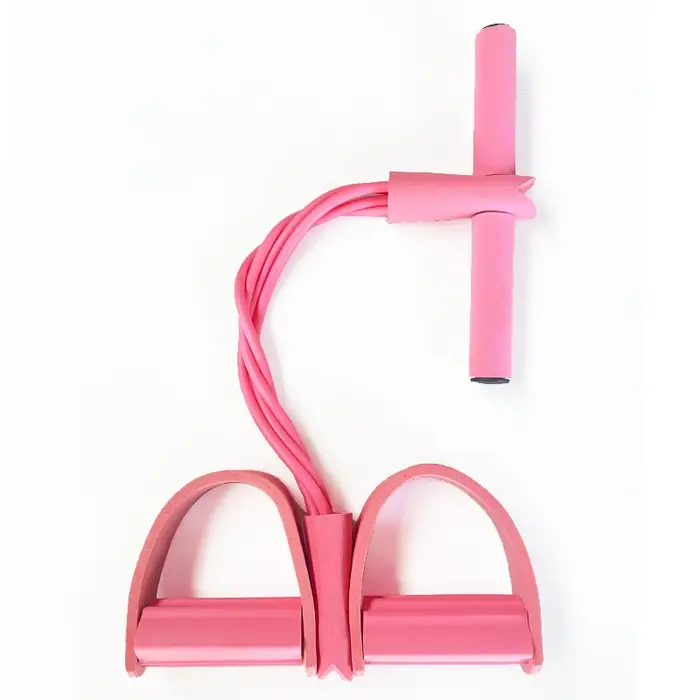 Fitness Gum 4/6 Tube Latex pédale exercice avec corde de traction assise bandes élastiques équipement de Yoga Pilates