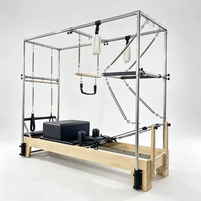 Tour de Pilates Reformer Portable et Réglable de Haute Qualité – Système d'Entraînement 3-en-1 pour le Corps