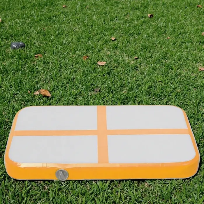 Tapis de gymnastique gonflable personnalisé de 1 m, tapis de gymnastique gonflable pour l'entraîneme