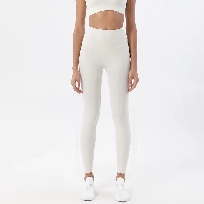 SOISOU-Pantalon de yoga en nylon pour femme, leggings de gymnastique pour fille, collants de fitness