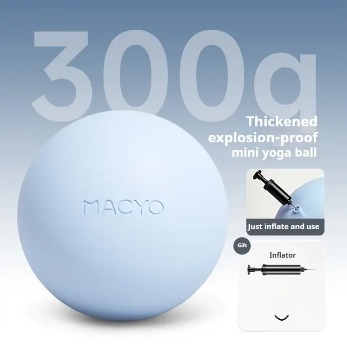 Ballon de Pilates et de Yoga Mini 25 cm en PVC Écologique pour la Récupération Post-partum