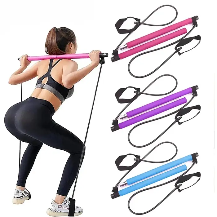 Combinaison de barre de Pilates multifonctionnelle