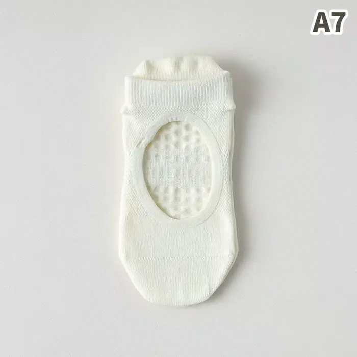 Chaussettes de Pilates pour femmes, antidérapantes, respirantes, sans talon, pour le yoga, la danse,