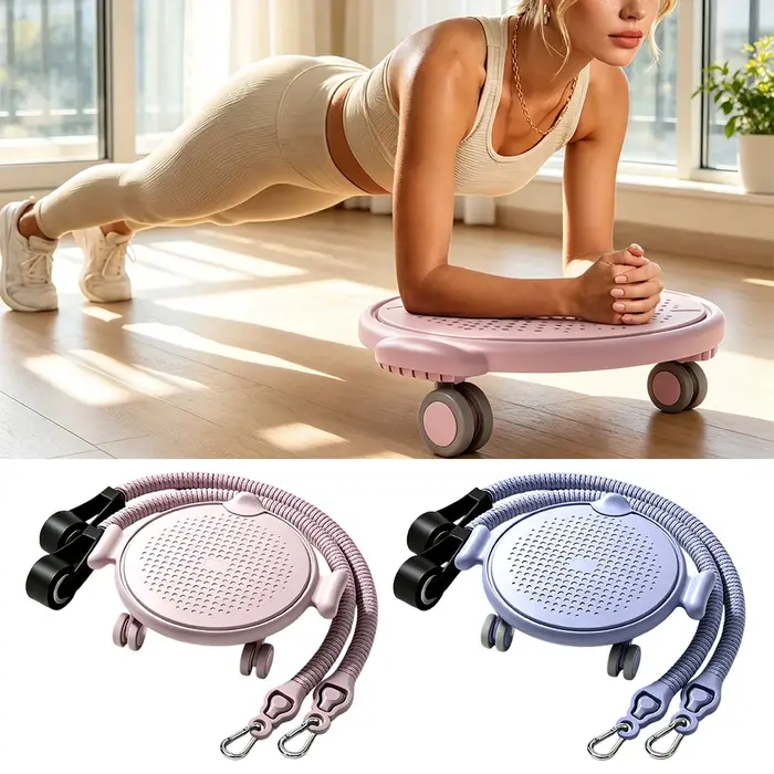 Disques de glissement silencieux pour Pilates, entraîneur abdominal, glisseurs de fitness pour exercices de renforcement à domicile, genouillère et bandes de résistance offertes gratuitement.